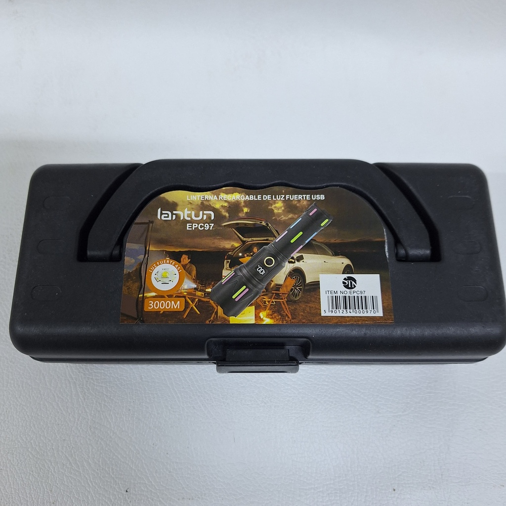LINTERNA DE LUZ FUERTE Y ZOOM TELESCOPICO |EPC-97|