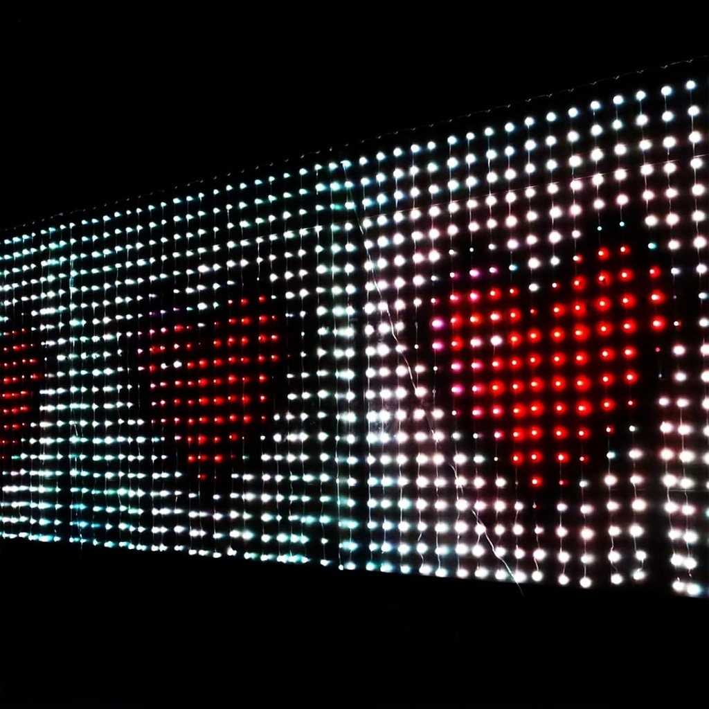 CORTINA DE LUZ INTELIGENTE 400 LEDS 2X2m |XY11822|