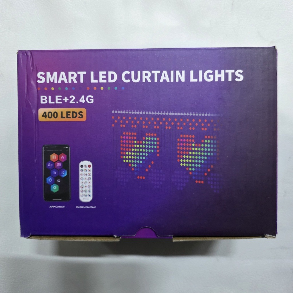 CORTINA DE LUZ INTELIGENTE 400 LEDS 2X2m |XY11822|