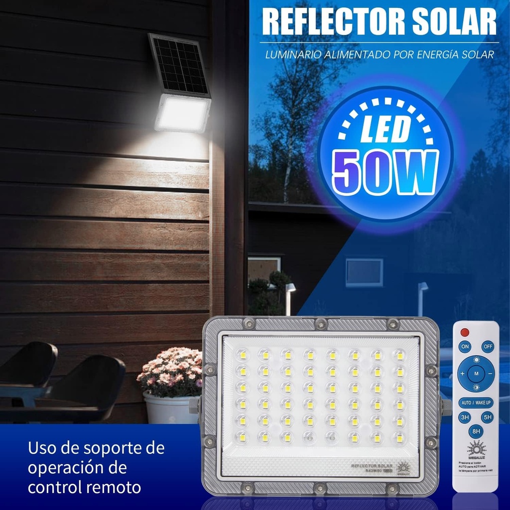 REFLECTOR CON PANEL SOLAR 40 LEDS |TY127672|