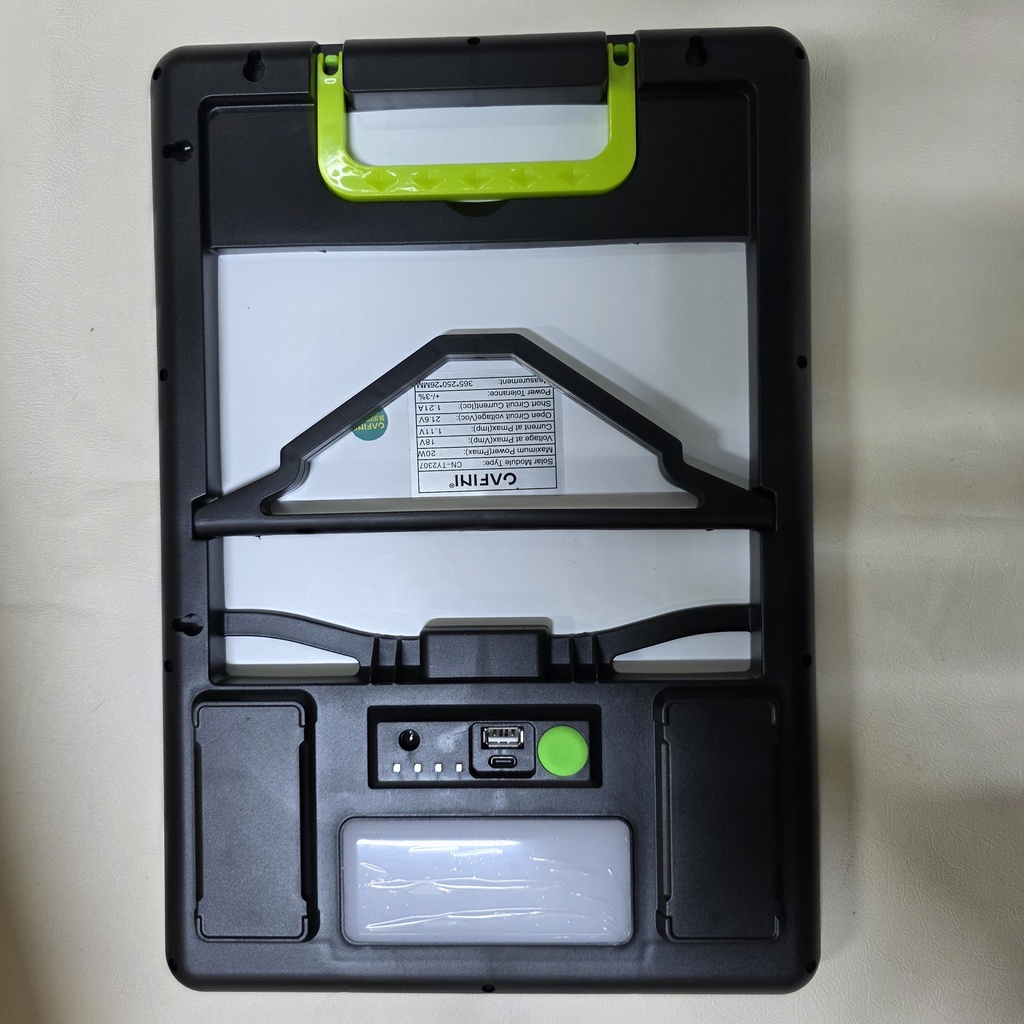 PANEL SOLAR CON CARGADOR DE CELULAR CN-TY2307