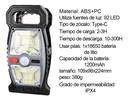 LUZ SOLAR Y RECARGABLE PORTATIL CLIP |440337| 