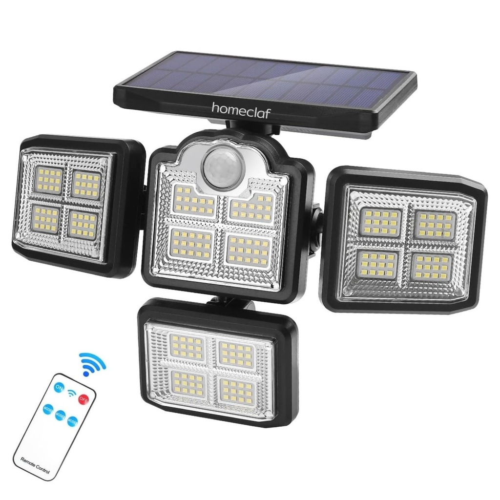 LUZ SOLAR 4 CUERPOS 198 LEDS JF-12687