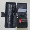 LINTERNA TACTICA LUZ BLANCA Y AMBAR |EPC-64|