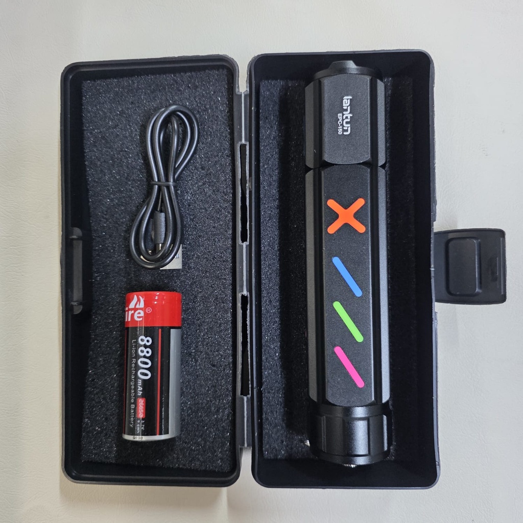 LINTERNA TACTICA  DE LARGO ALCANCE  3500m |EPC-150|