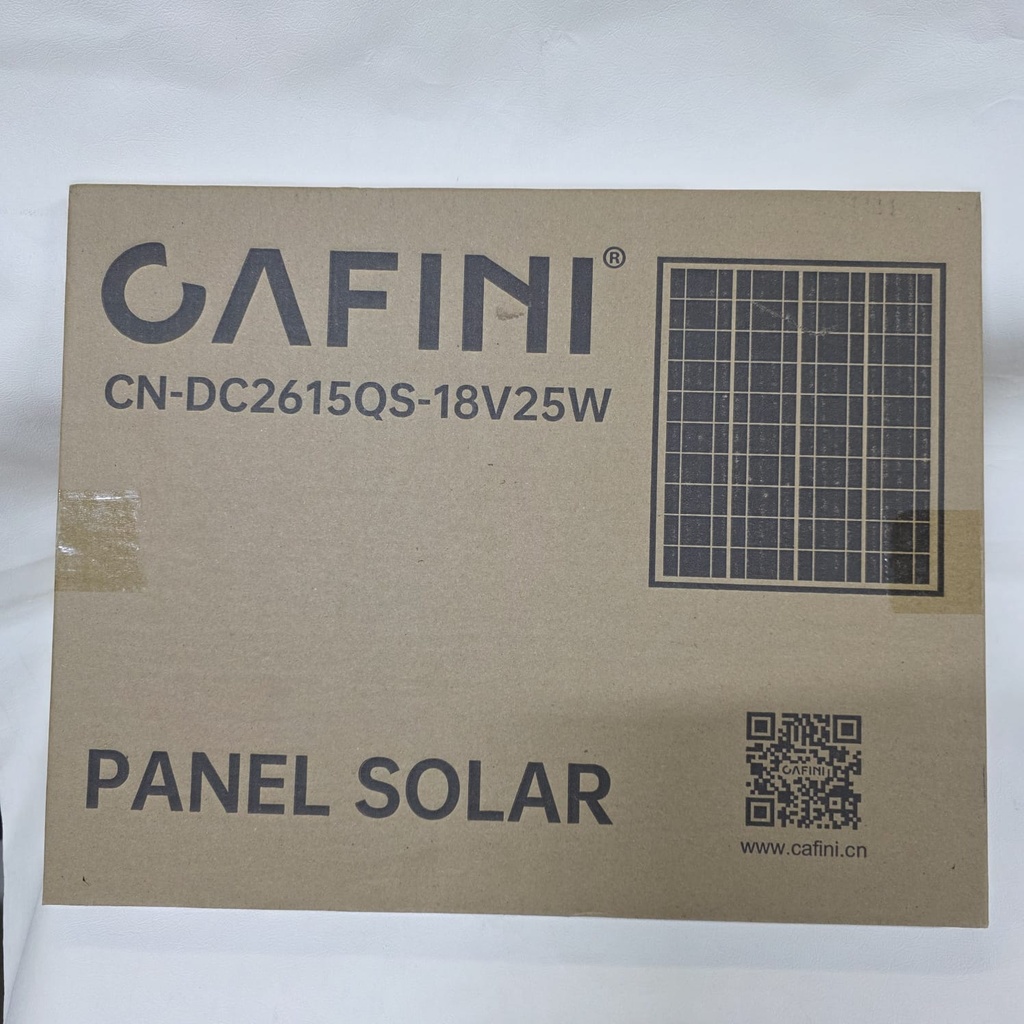 KIT SOLAR PORTATIL 18000mAh CAFINI CN-DC2615QS