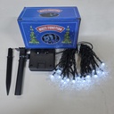 LUCES DE NAVIDAD SOLAR  COPO DE NIEVE BLANCO 