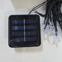 LUCES DE NAVIDAD SOLAR ESTRELLA BLANCA 5M-20 LED