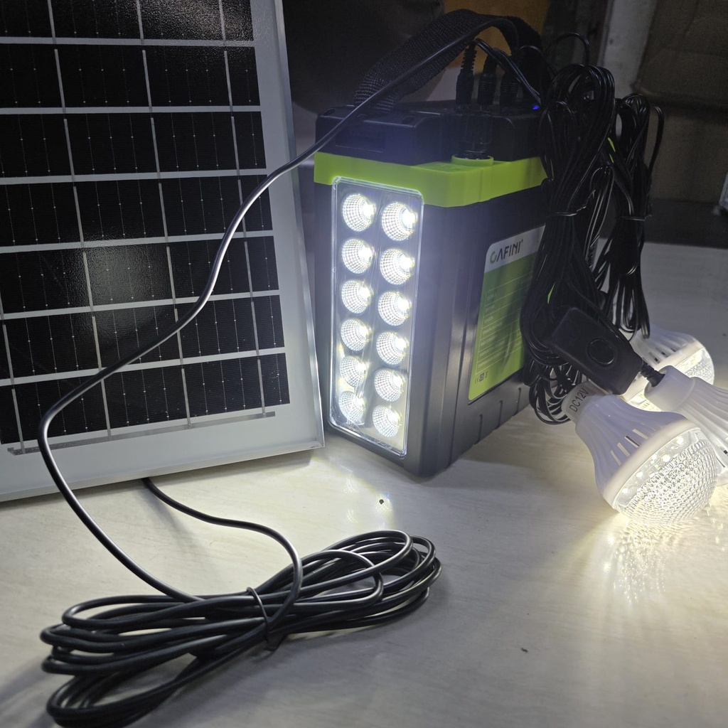 KIT SOLAR PORTATIL 25Ah CAFINI |CN-DC2620QS|