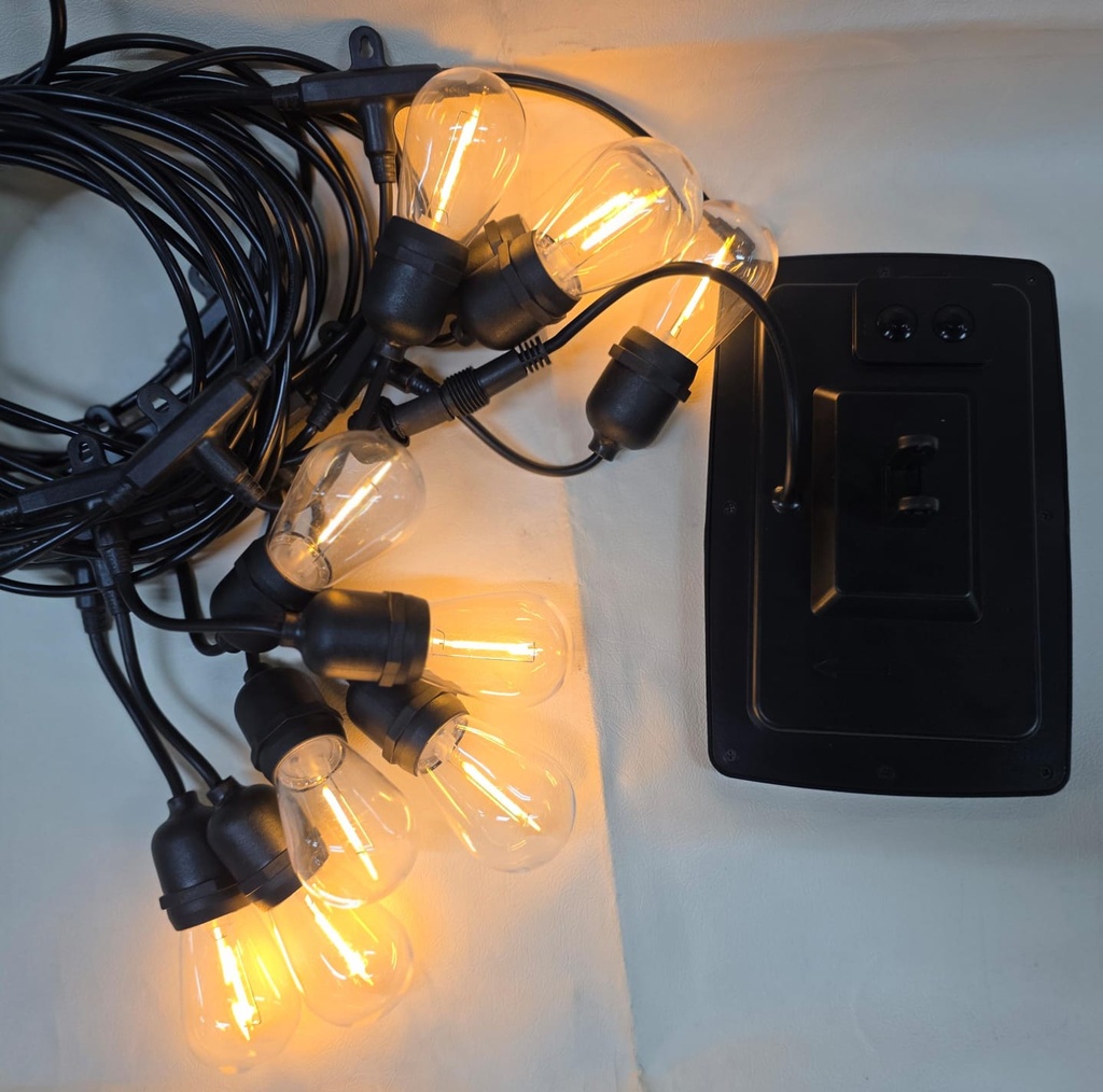 GUIRNALDA SOLAR Y ELECTRICA 10M 10 FOCOS |11690|