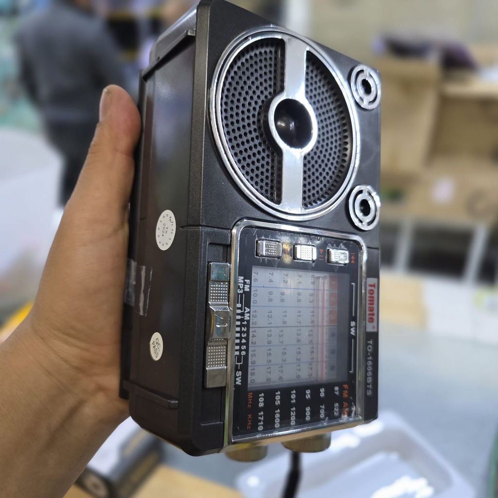 MINI RADIO PARLANTE SOLAR -ELECTRICO |TO-1606BTS|