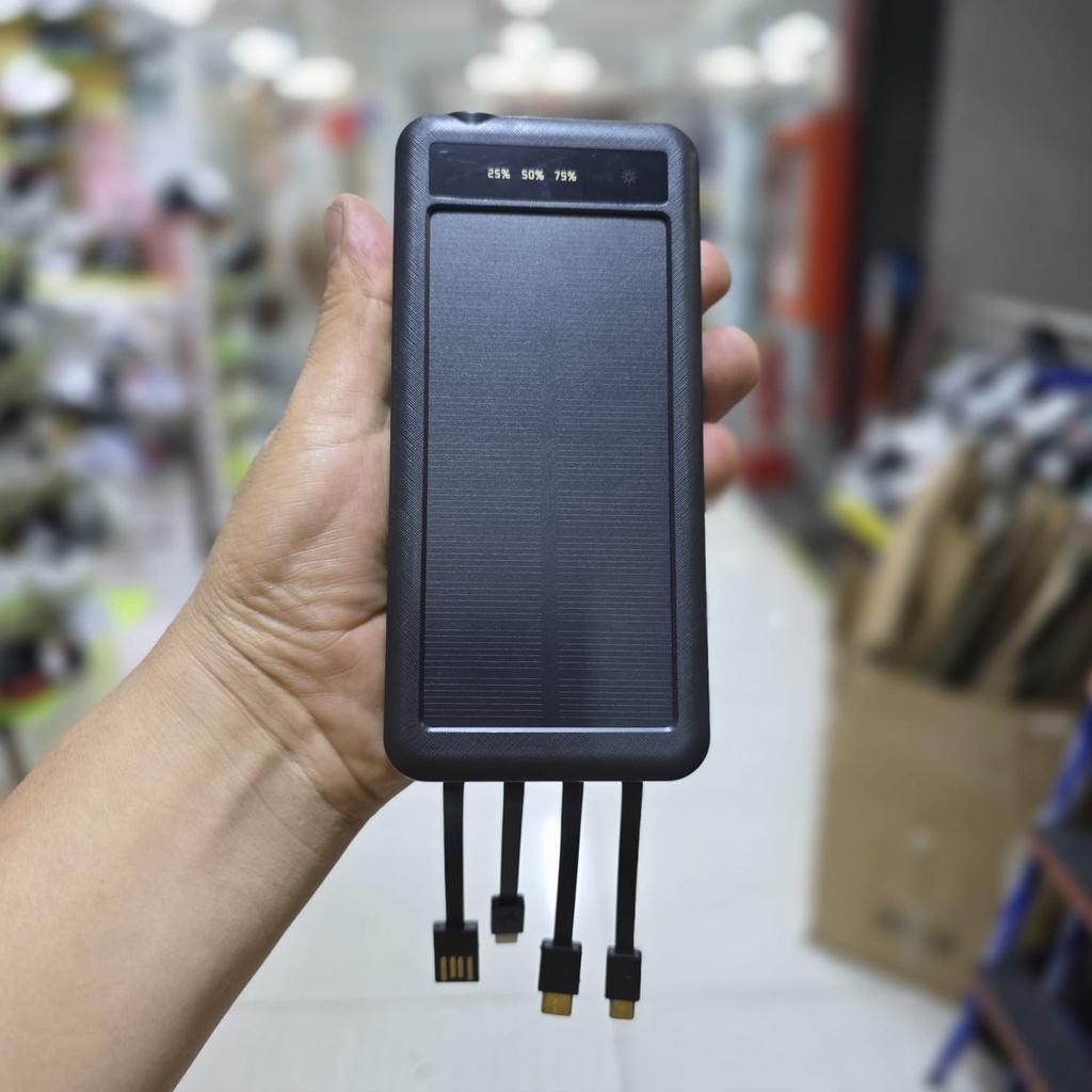 POWERBANK SOLAR  CON BRUJULA 30000 Mah |PB206|