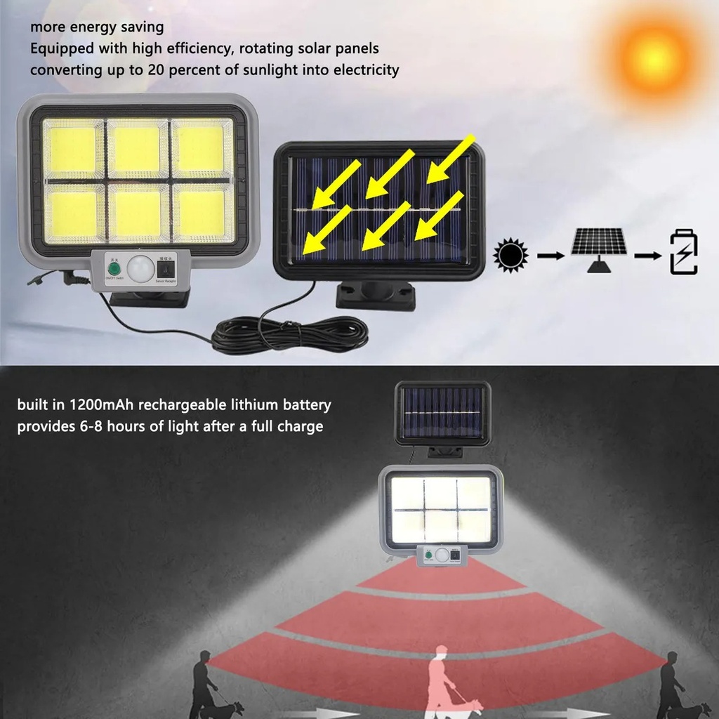 LAMPARA SOLAR SPLIT GRANDE |XY11827|