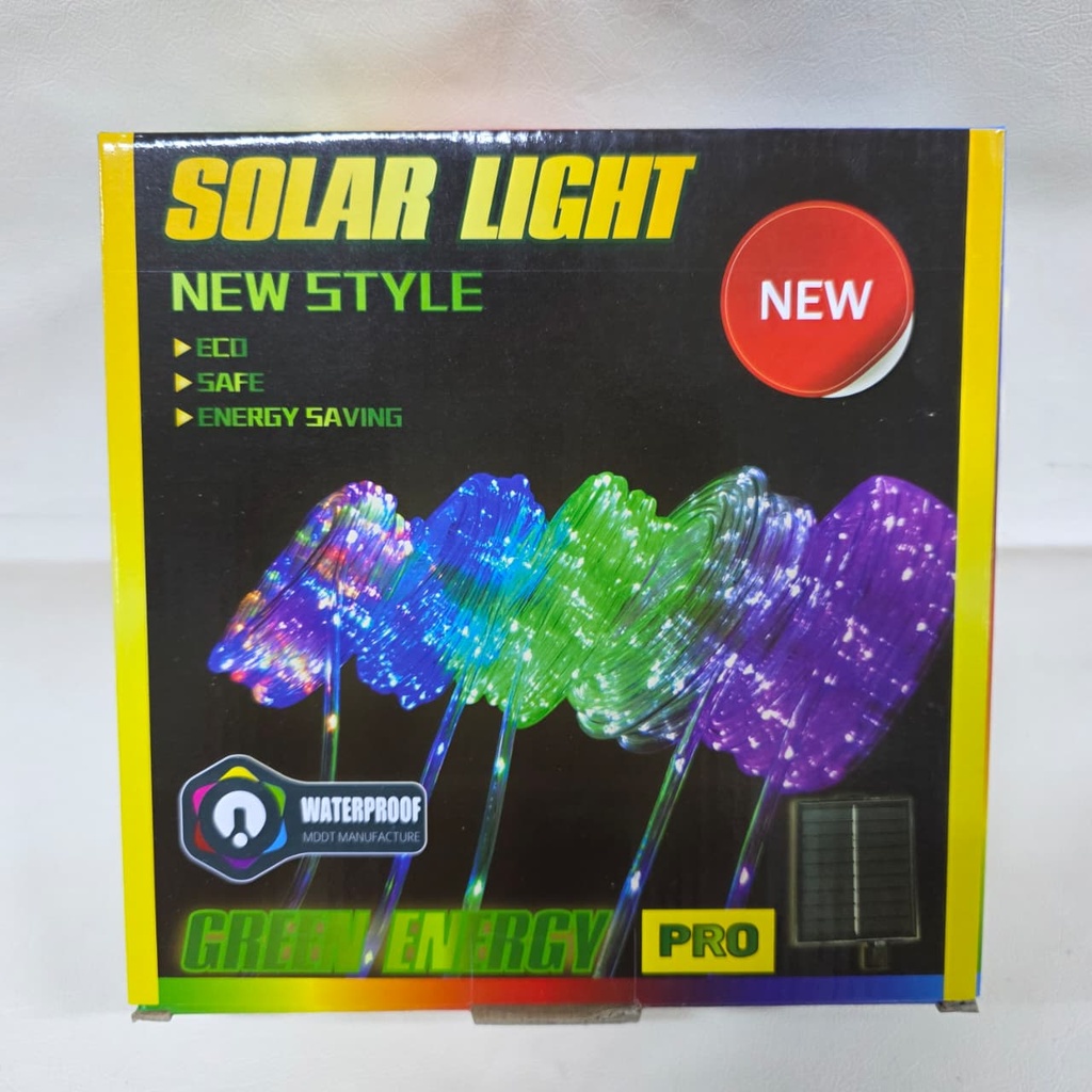 MANGUERA DE LUCES MULTICOLOR SOLAR 10M |SD12193|