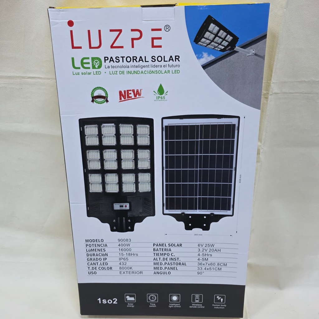 LUZ PASTORAL SOLAR 400W |1SO2|