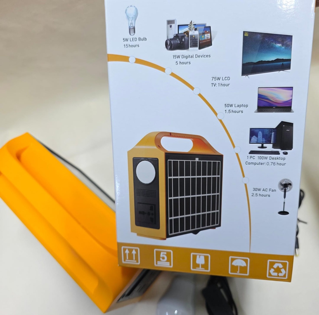 ESTACION DE ENERGIA PORTATIL SOLAR |EG013LI|