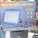 REFLECTOR PORTATIL 3 PANELES SOLARES BATERIA EXTRAIBLE |XY11847|