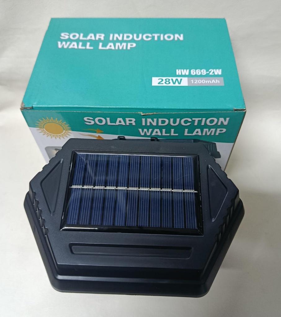 LAMPARA SOLAR 2 FOCOS |HW 669-2W|