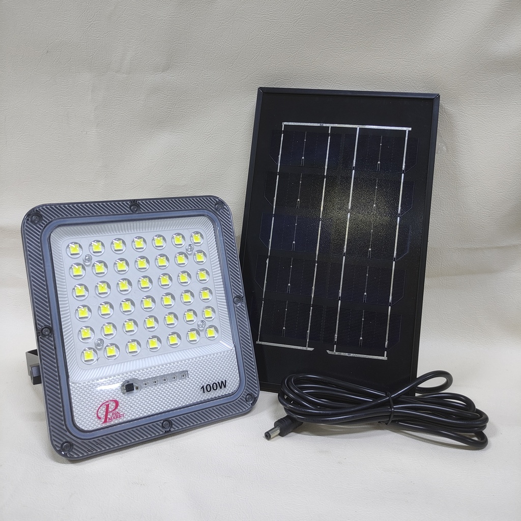 REFLECTOR 100W DE POLIACRILICO CON PANEL SOLAR |090778-20|  