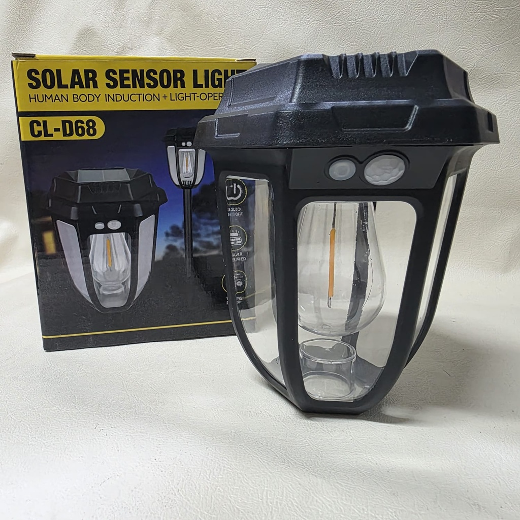 FAROL SOLAR DE PARED Y JARDIN CON SENSOR |TY009| CL-D68