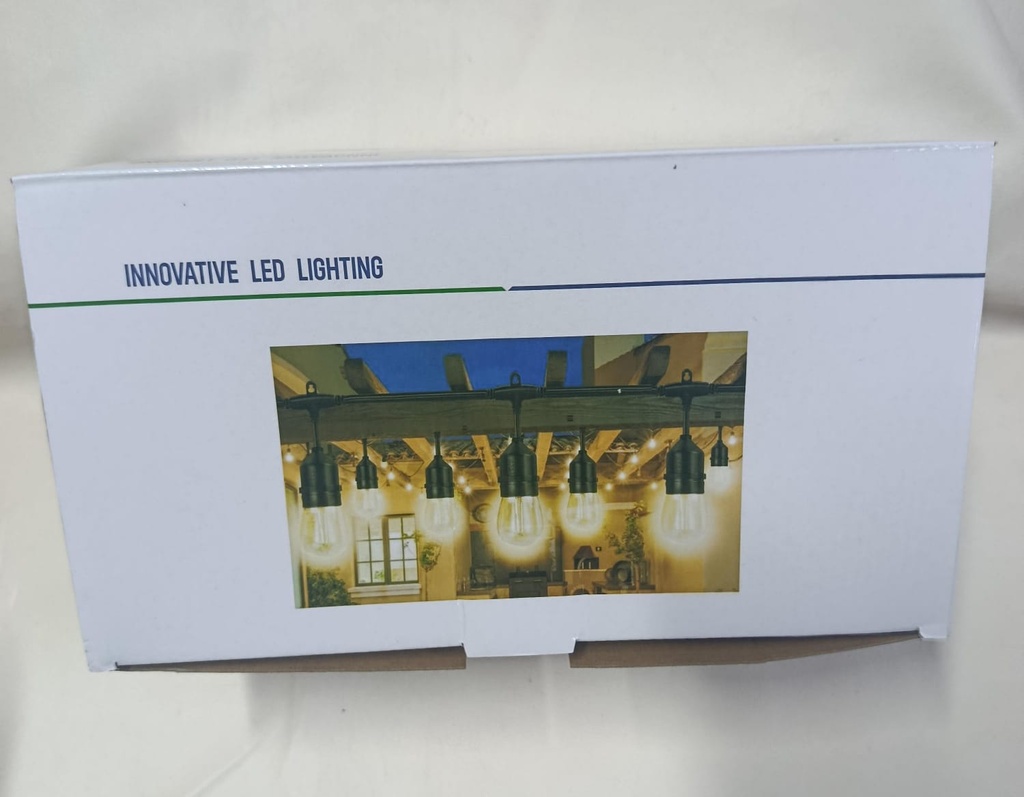 GUIRNALDA SOLAR Y ELECTRICA 10M -20 FOCOS |12478|