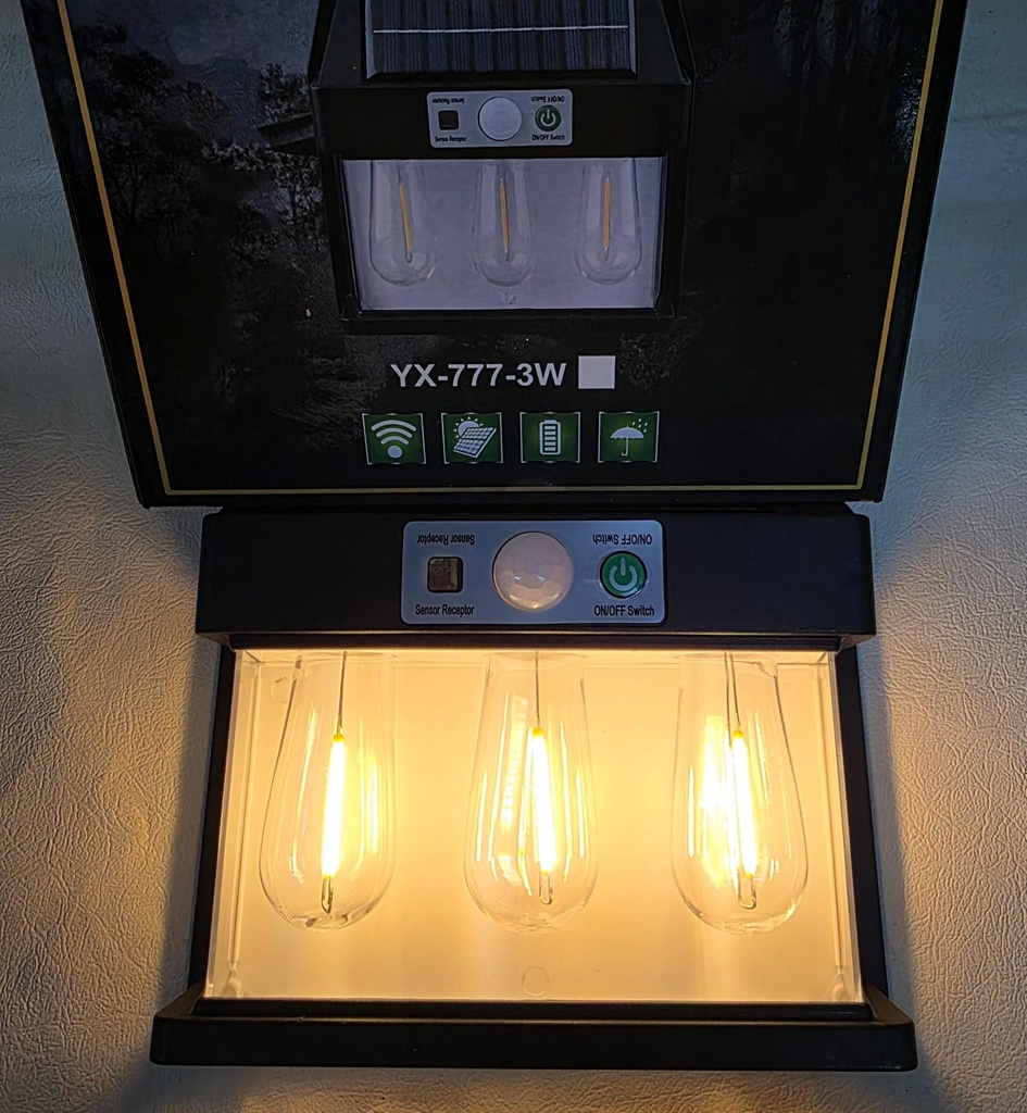 FAROL SOLAR 3 FOCOS |TY033|