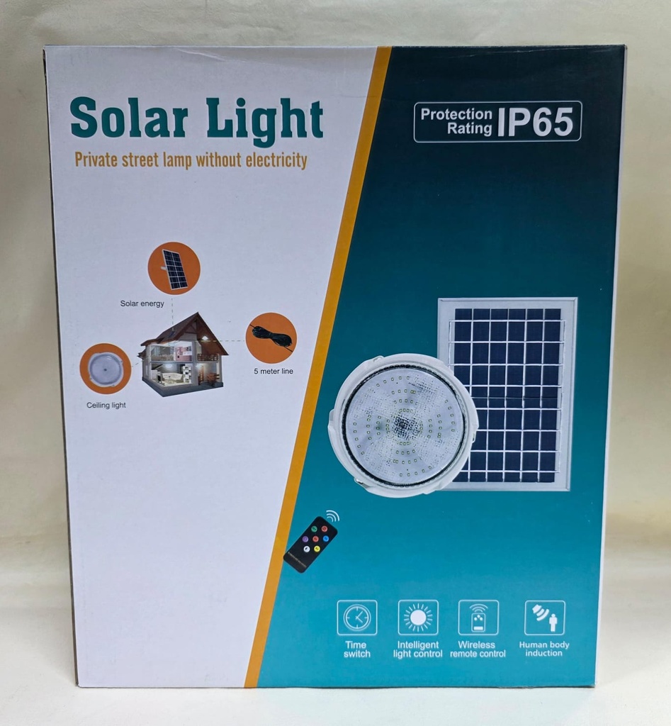 LUZ SOLAR DE INTERIOR REDONDA 100W LUZ BLANCA Y AMBAR  |TY021|