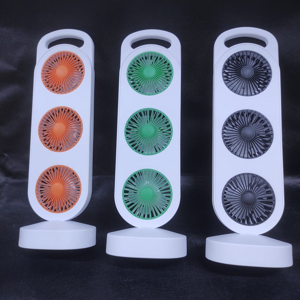 VENTILADOR TRIPLE DE ESCRITORIO |K458|