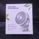 VENTILADOR DE CLIP CON LUZ RECARGABLE USB |K451|