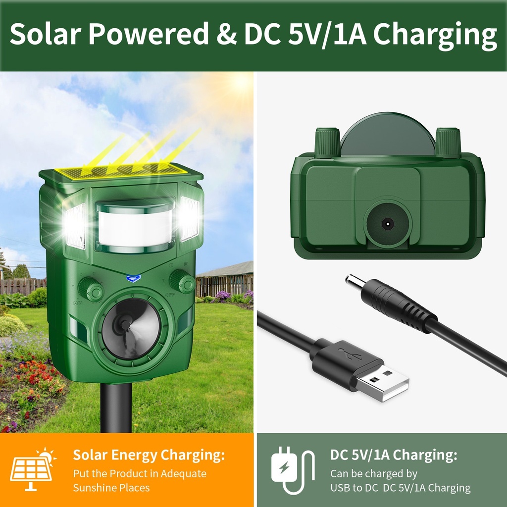 AHUYENTADOR DE GATOS, PERROS Y AVES |AR33|