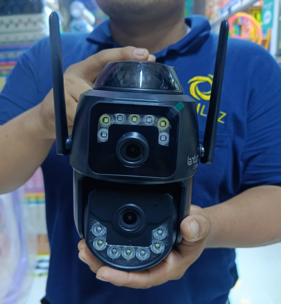 CAMARA SOLAR WIFI DOBLE LENTE |LT-V99|