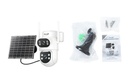 CAMARA DE DOS LENTES CON PANEL SOLAR Y CHIP PARA EXTERIORES |SC-CA1054|