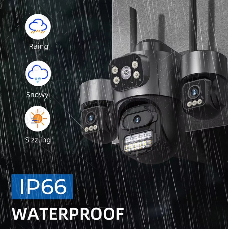 CAMARA SOLAR DOBLE PANEL CON CHIP |LT-D66|