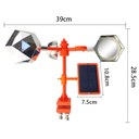 REPELENTE DE AVES GIRATORIO A COLORES SOLAR Y CON VIENTO Y 80 SONIDOS |MYPT-03|  
