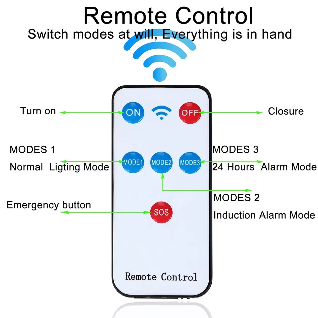 LUZ Y ALARMA SOLAR CON SENSOR DE MOVIMIENTO |AJ440485|