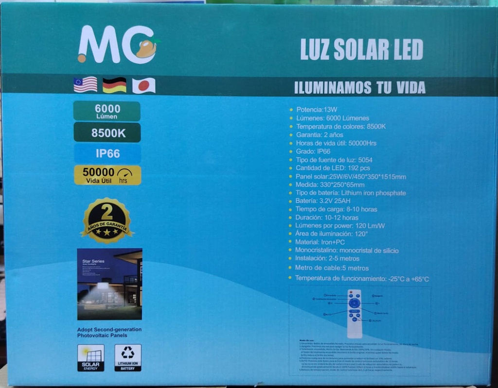 REFLECTOR SOLAR CURVO METALICO 500W |440538| 
