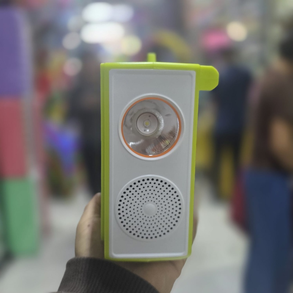 LINTERNA  PARLANTE BLUETOOTH RECARGABLE |440391|