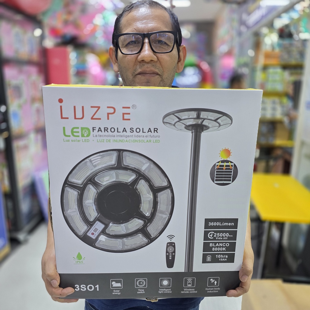 FAROLA UFO SOLAR 400W BLANCO |90320| 
