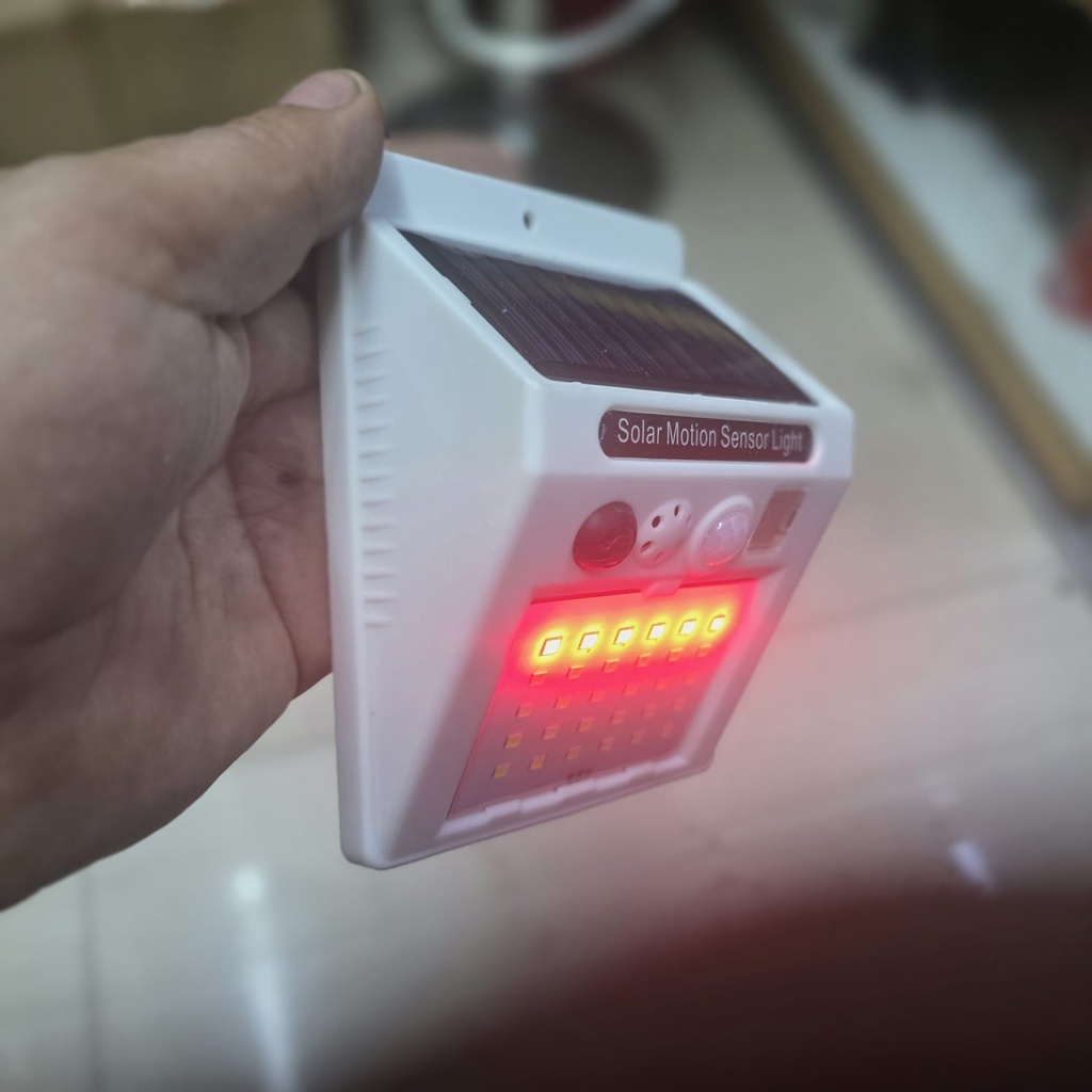 LUZ Y ALARMA SOLAR CON SENSOR DE MOVIMIENTO |AJ440485|