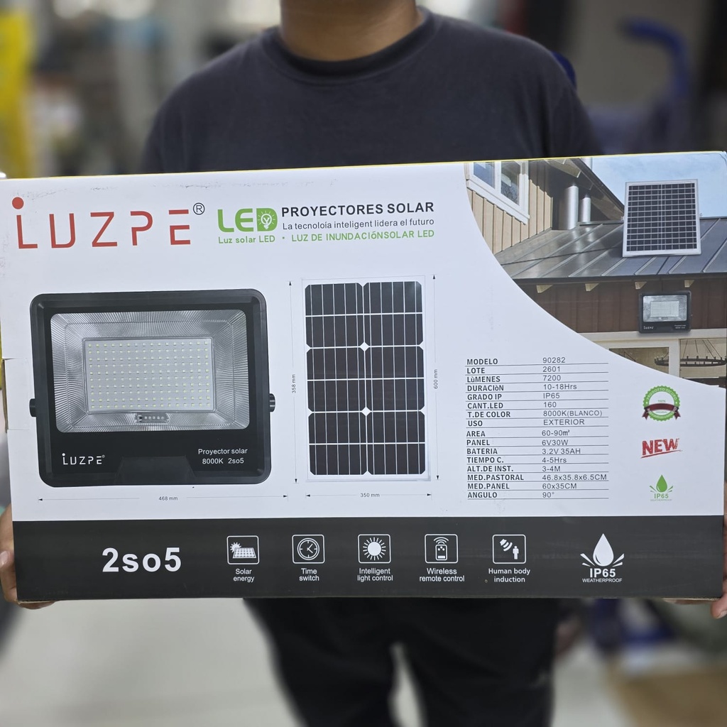 REFLECTOR SOLAR 800W BLANCO |90282| 