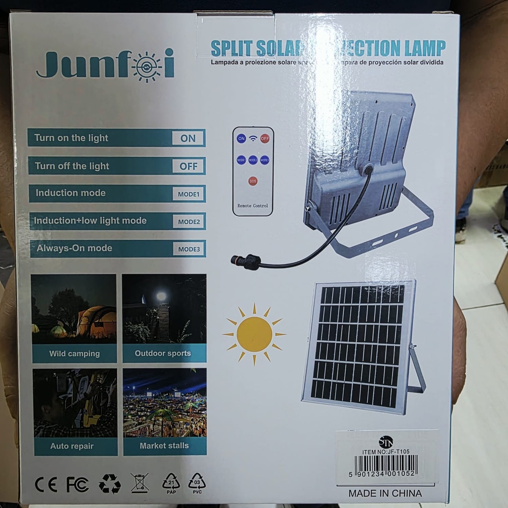 REFLECTOR SOLAR+SENSOR MOVIMIENTO PEQ. |JF-T105|