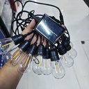 GUIRNALDA SOLAR 5m CON 10 LUCES DE 8 TONOS |150493|