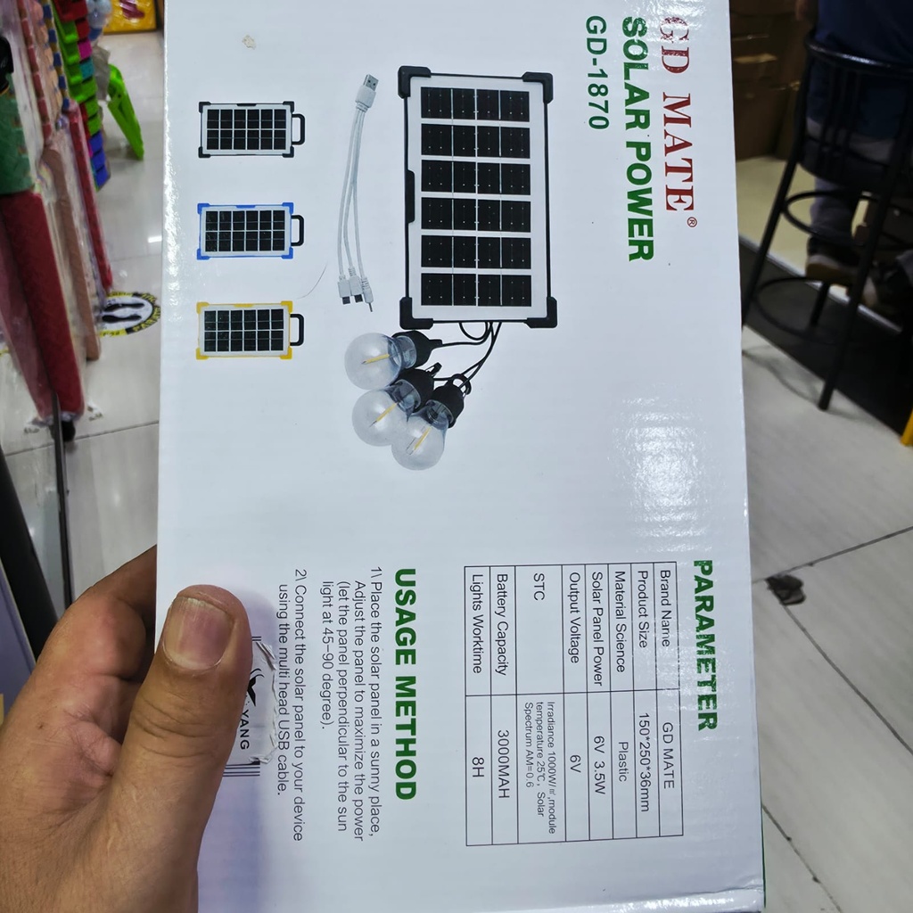 MINI PANEL CARGADOR |GD-1870|