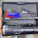 LINTERNA RECARGABLE CON 3 BATERIAS DE LITIO 18650 |EPC-058| 