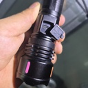 LINTERNA RECARGABLE CON 1 BATERIA DE LITIO 18650 Y ADAPTADOR |EPC-833| 