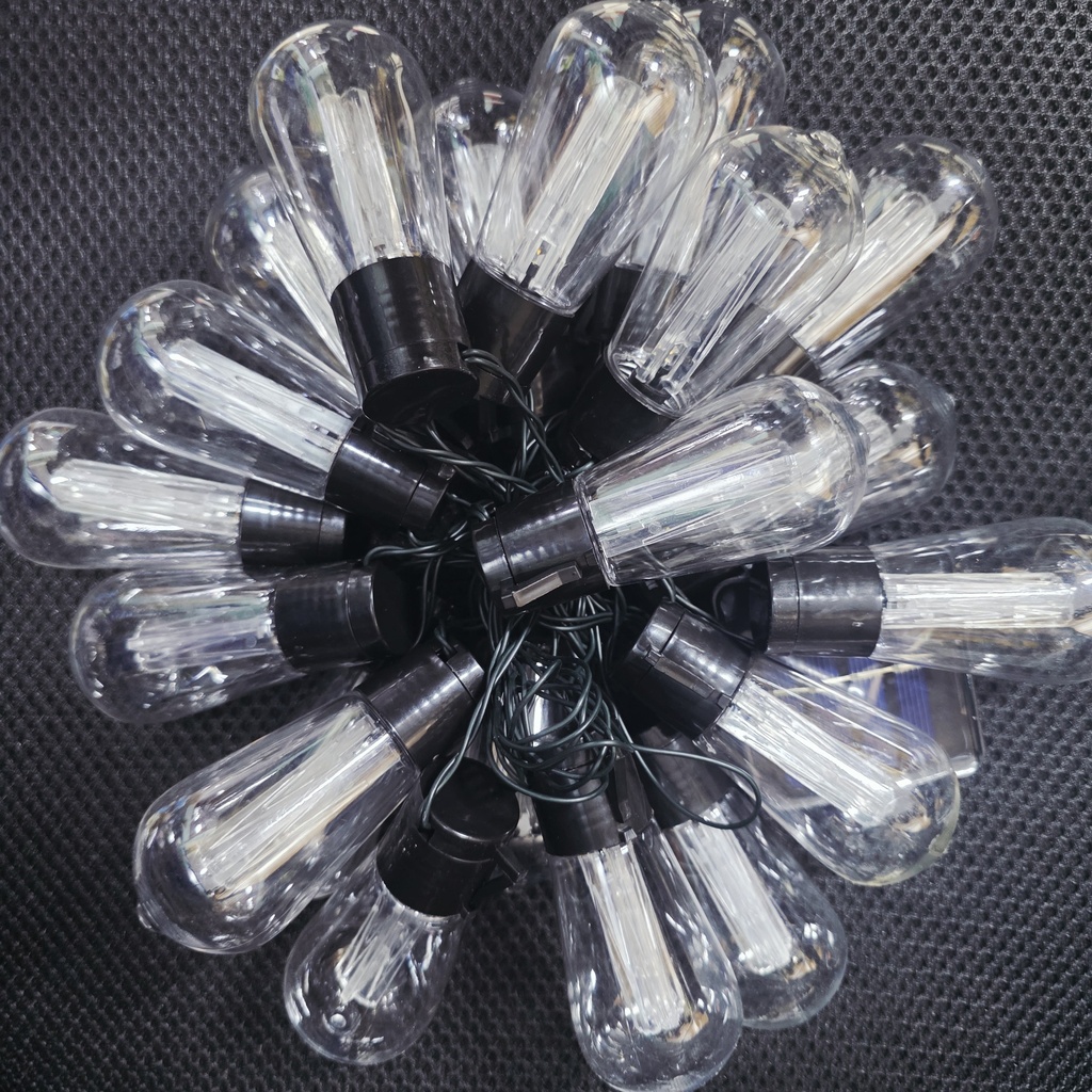 GUIRNALDA SOLAR  AMBAR 20 LUCES 5M |440586|