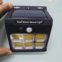 LUZ SOLAR 6 LUCES COB CON SENSOR DE MOVIMIENTO |AJ440493|