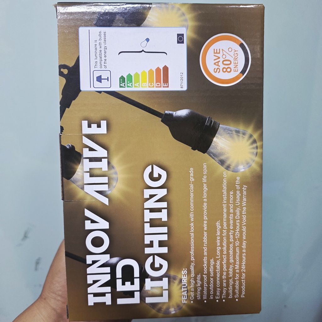GUIRNALDA SOLAR 10m 10 LUCES |AJ440490|