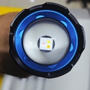 LINTERNA GIGANTE 30cm CON 9 BATERIAS DE LITIO RECARGABLE Y 3 LUCES DE COLORES |TY052|