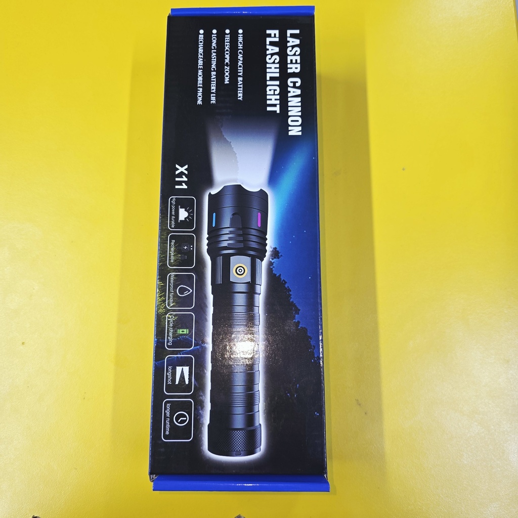 LINTERNA GIGANTE 30cm CON 6 BATERIAS DE LITIO RECARGABLE |TY054| 